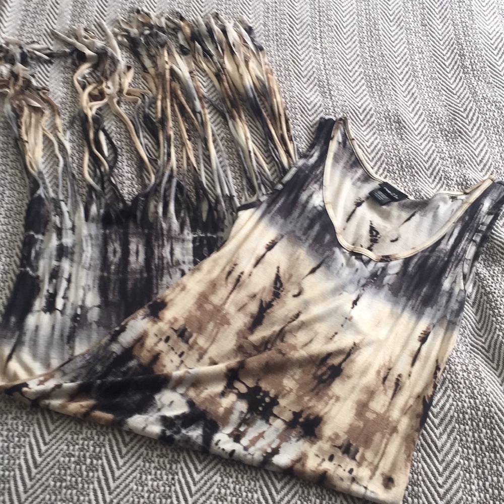Rue 21 Tie-dye fitted dress